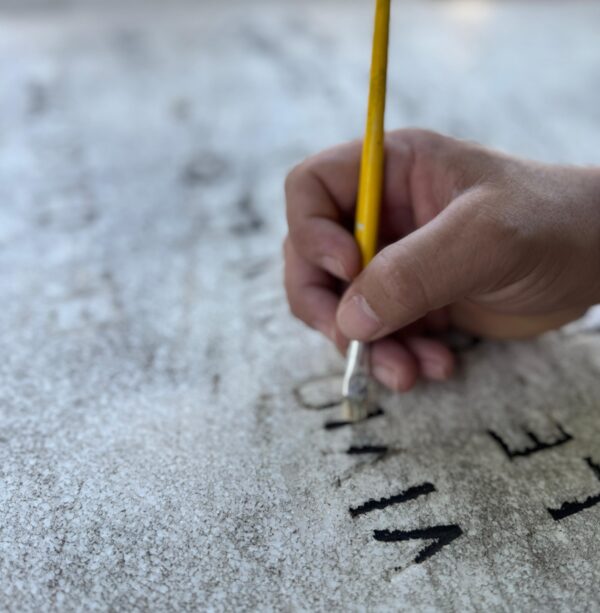 Repainting of letters